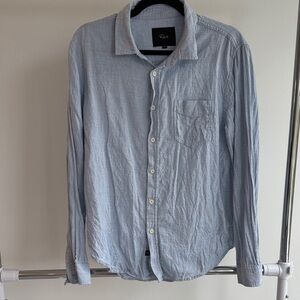 Rails Light Blue Casual Button Down Shirt